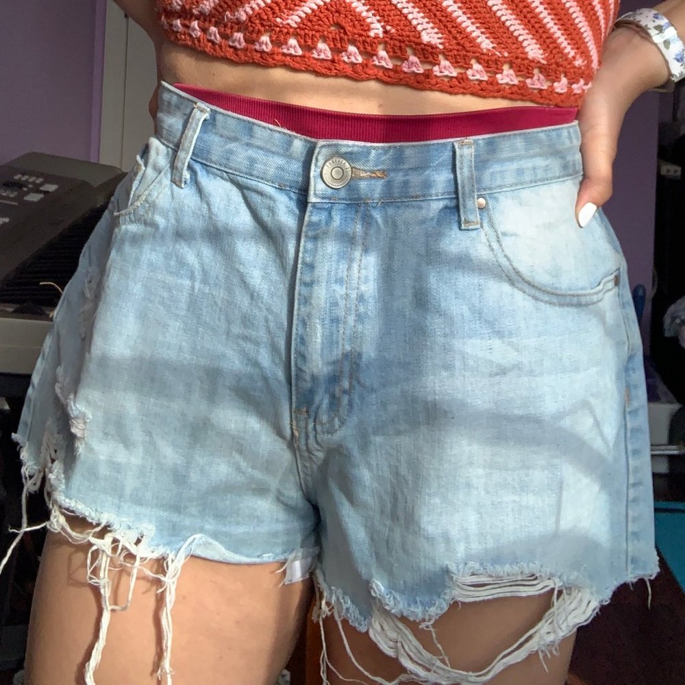jean shorts